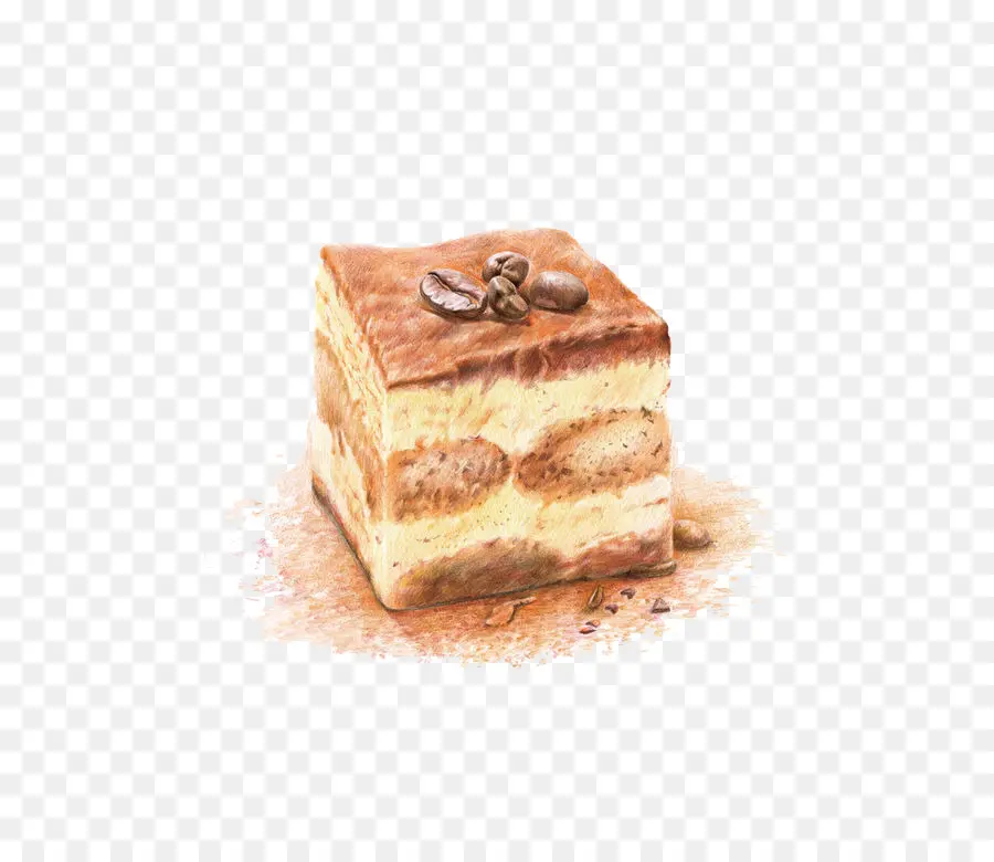 Irisan Tiramisu，Tiramisu PNG