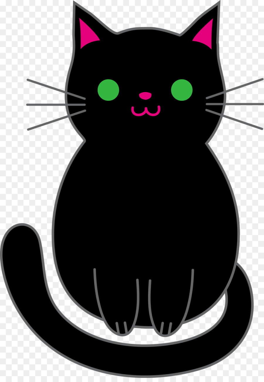 Kucing，Hitam PNG