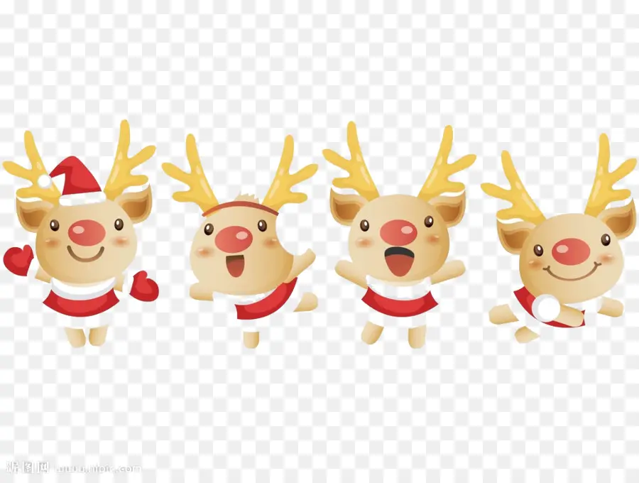 Rusa，Santa Claus PNG