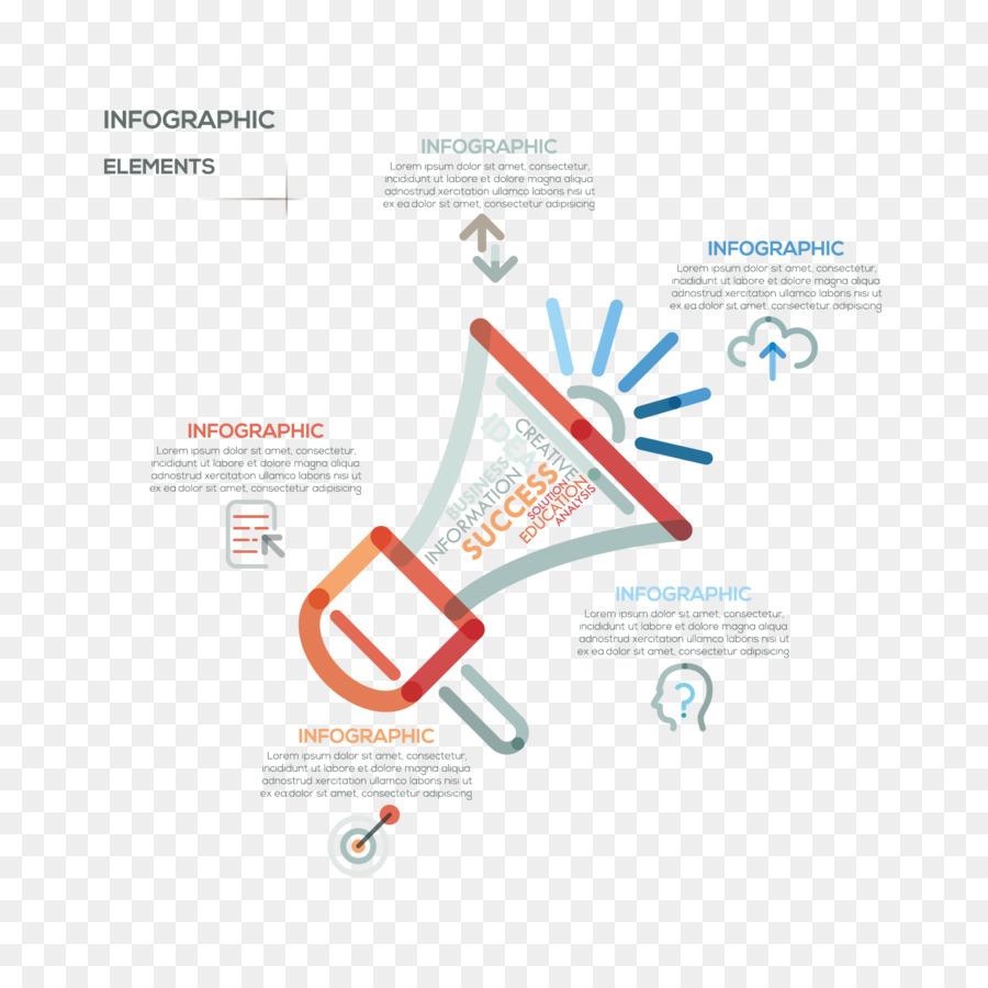 Infographic，Pengeras Suara PNG