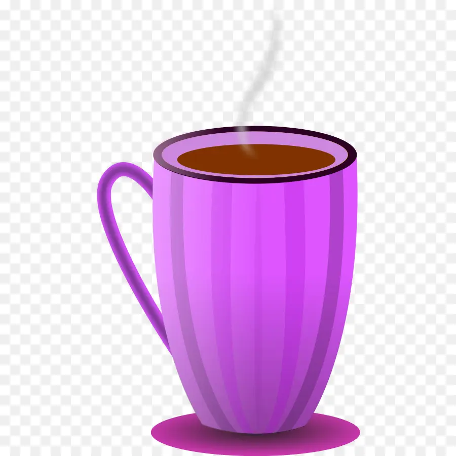 Mug Ungu，Minuman Panas PNG