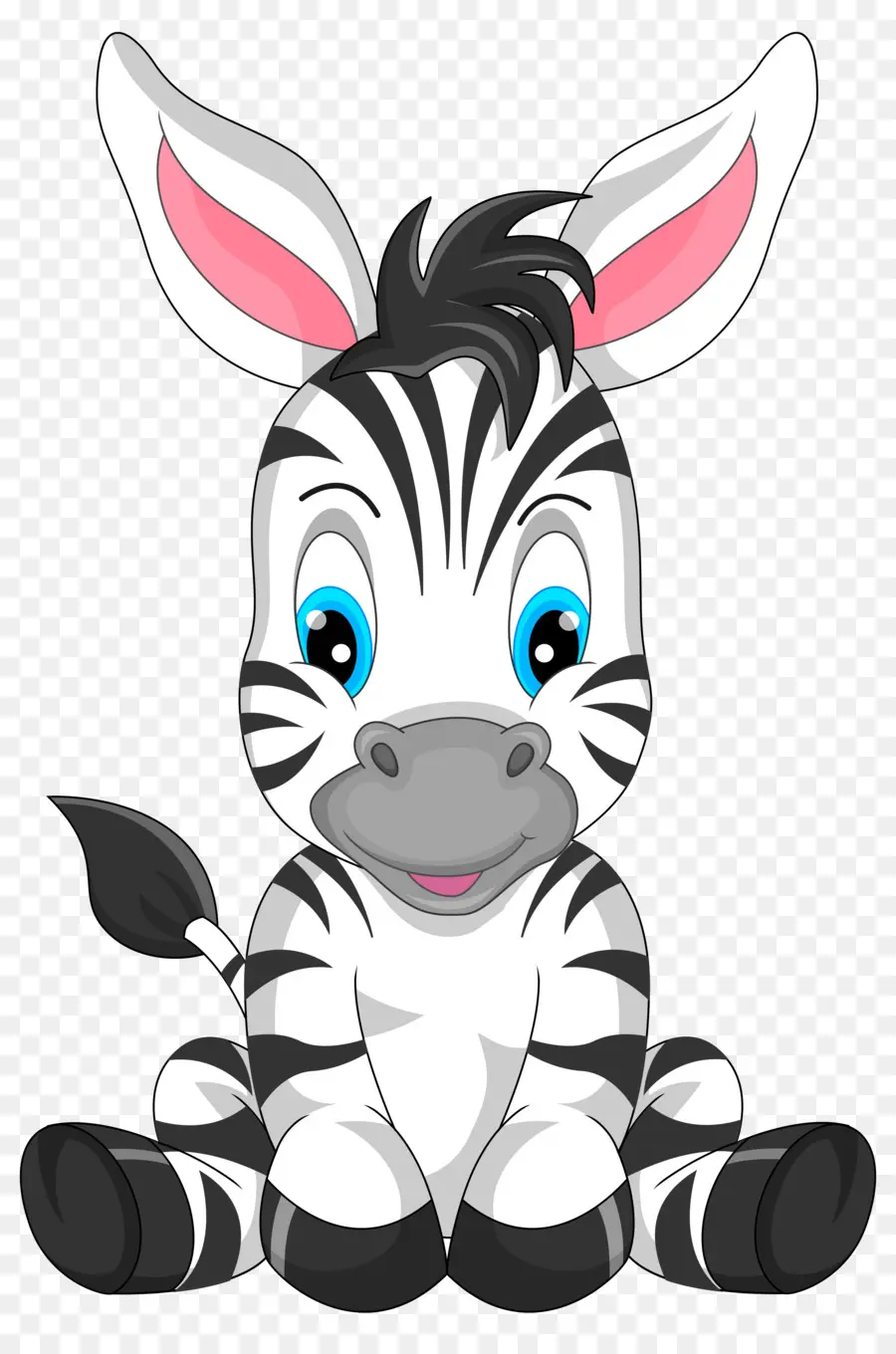 Kartun，Zebra PNG