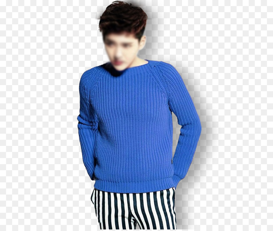 Pria Dengan Sweater Biru，Pakaian PNG