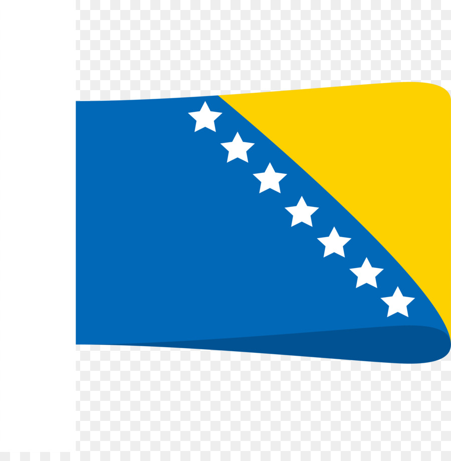 Bosnia Dan Herzegovina，Bendera Bosnia Dan Herzegovina PNG