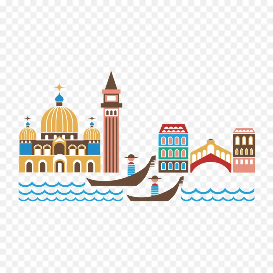 Venesia，Gondola PNG