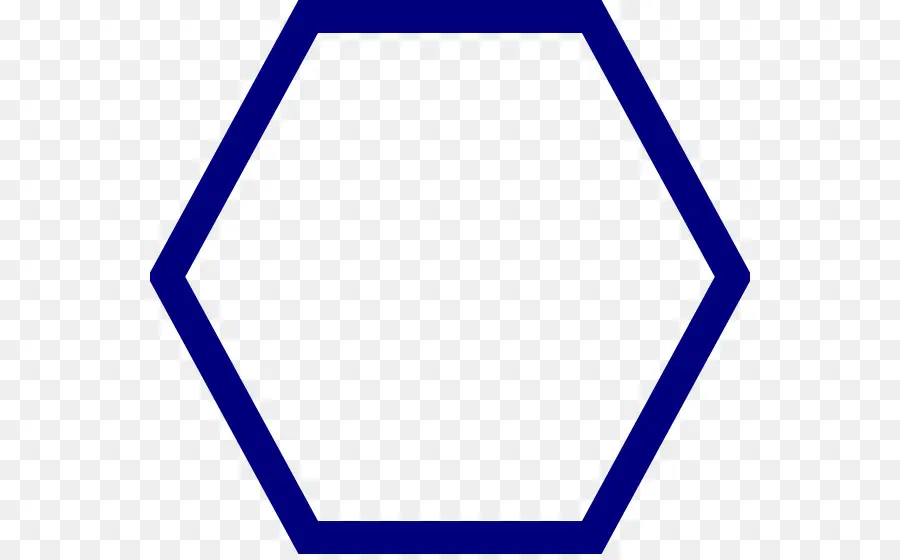 Segi Enam Biru，Geometris PNG