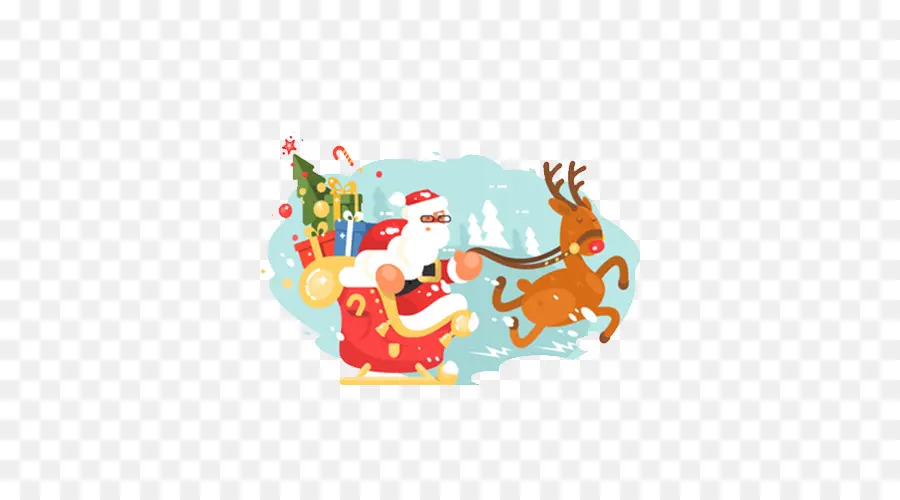 Santa Claus，Rusa PNG