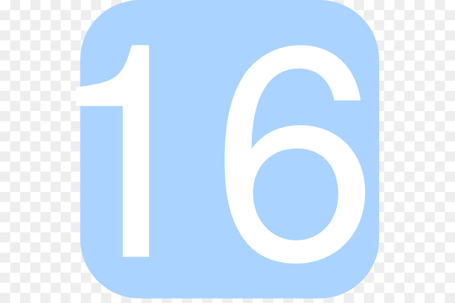 Nomor 16，Biru PNG