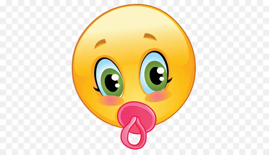 Emoji Bayi Dengan Dot，Sayang PNG