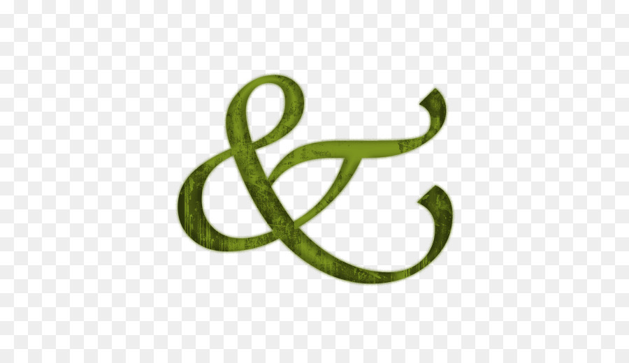 Ampersand Hijau，Tipografi PNG