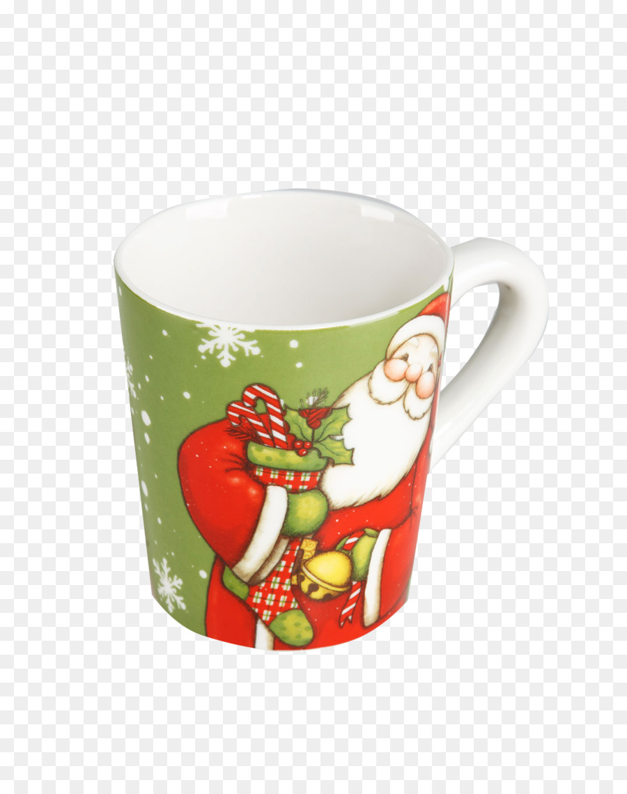 Santa Claus，Cangkir Kopi PNG