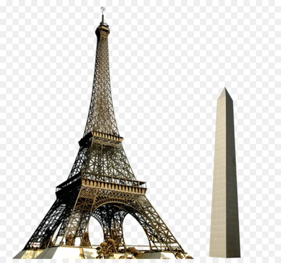 Menara Eiffel Dan Obelisk，Paris PNG