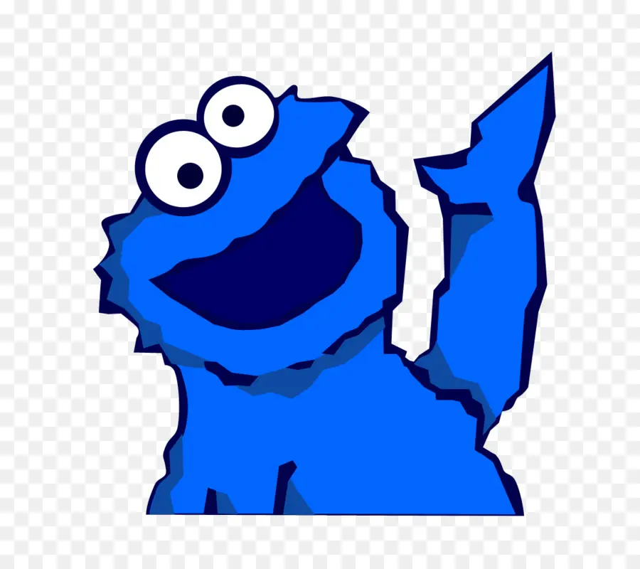 Monster Biru，Lucu PNG