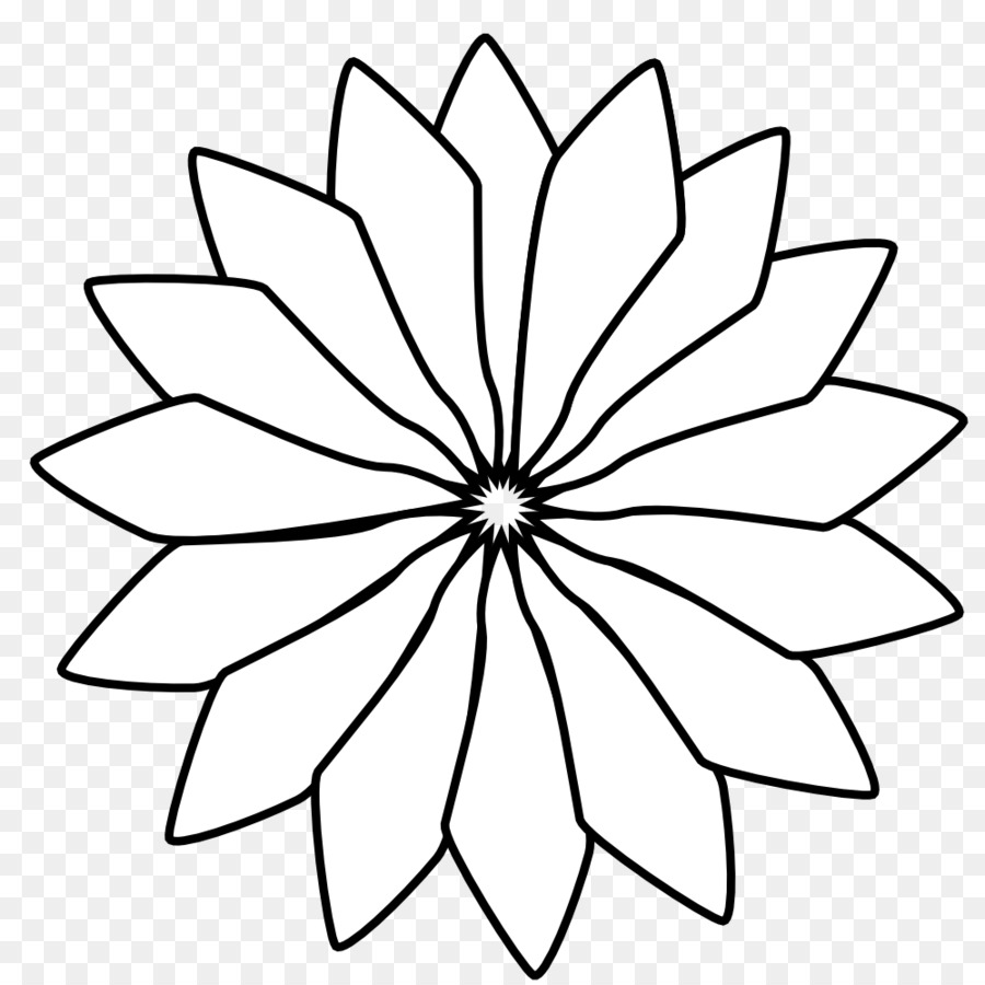Umum Bunga Matahari Gambar Hitam Dan Putih Gambar Png