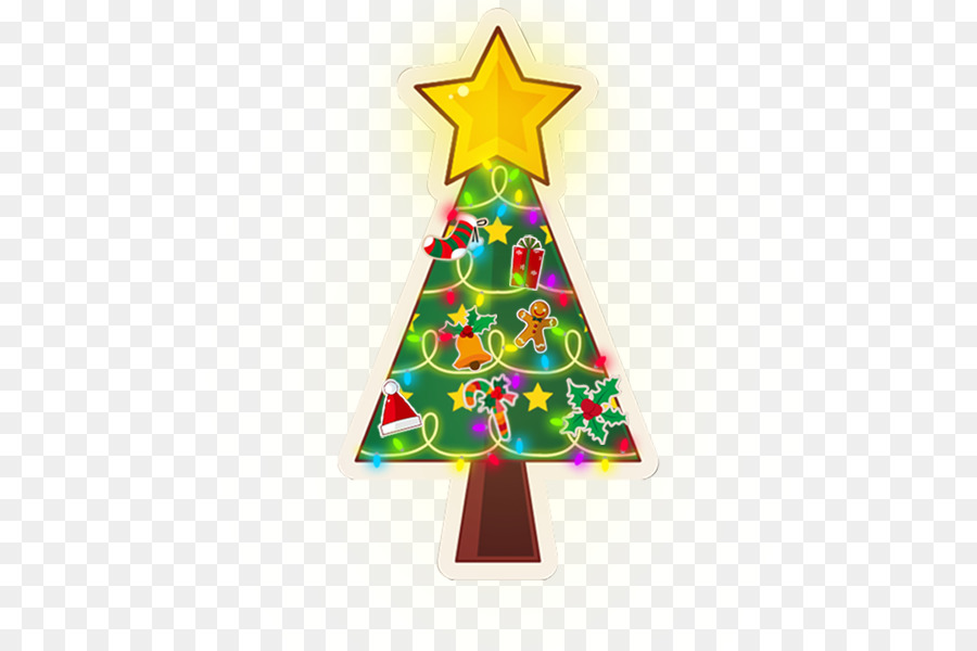Pohon Natal，Santa Claus PNG