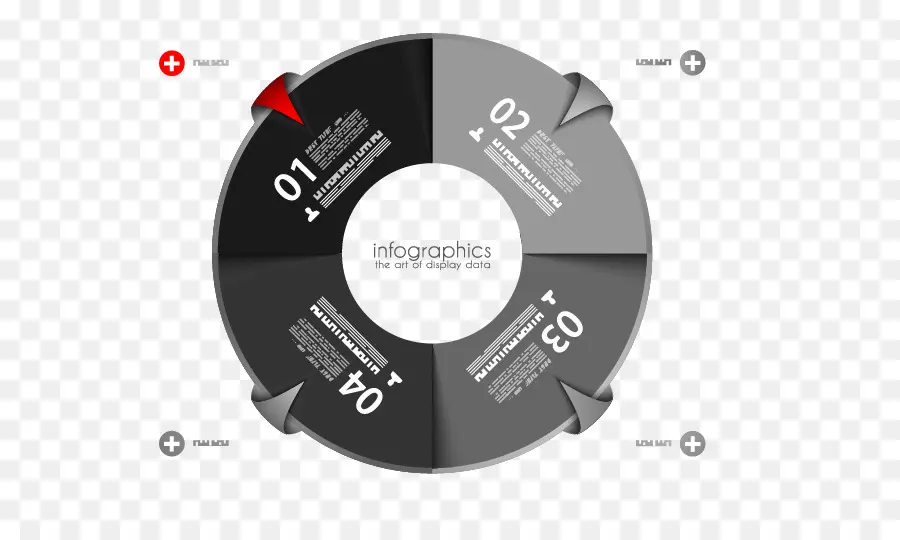 Diagram Proses Melingkar，Tangga PNG