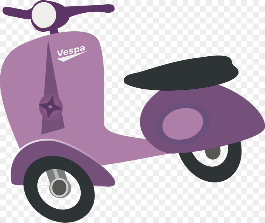 Vespa Ungu，Skuter PNG