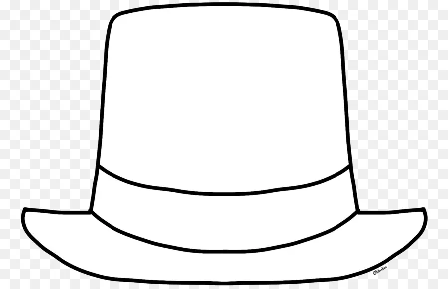 Topi，Hitam Dan Putih PNG