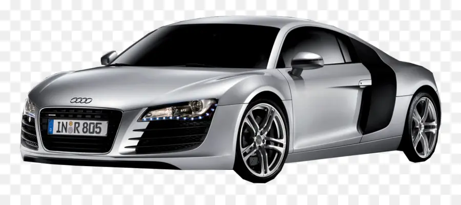 Audi R8 Putih，Kemewahan PNG