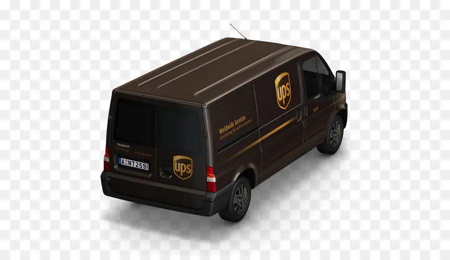 Van Coklat，Ups PNG