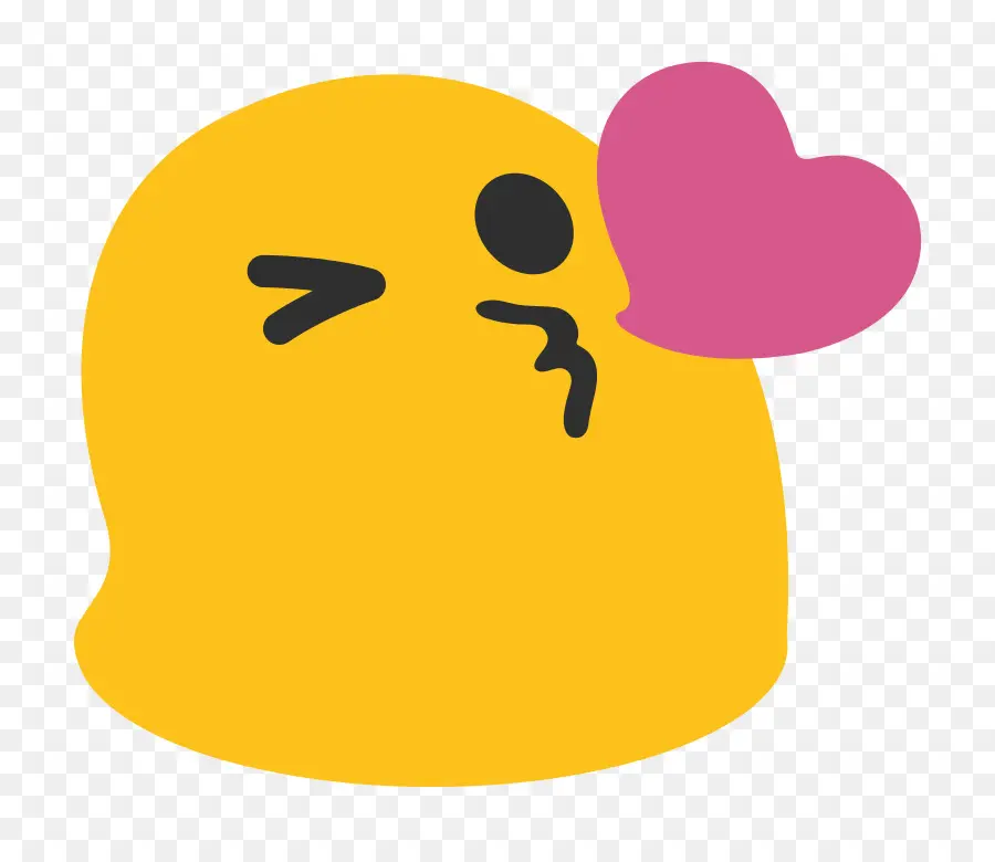 Emoji Kuning，Jantung PNG