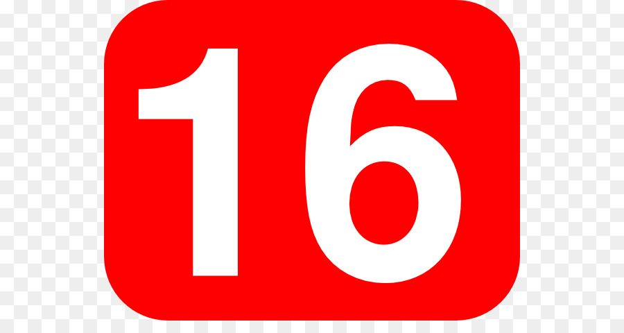 Nomor 16，Angka PNG