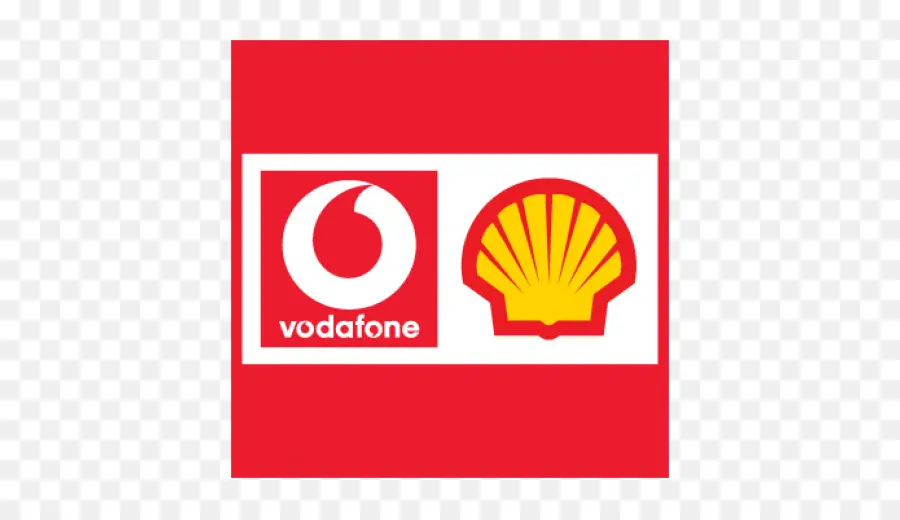 Logo Vodafone Dan Shell，Merah PNG