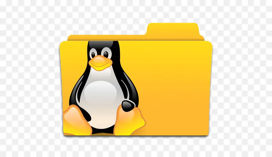 Folder Pinguin，Linux PNG