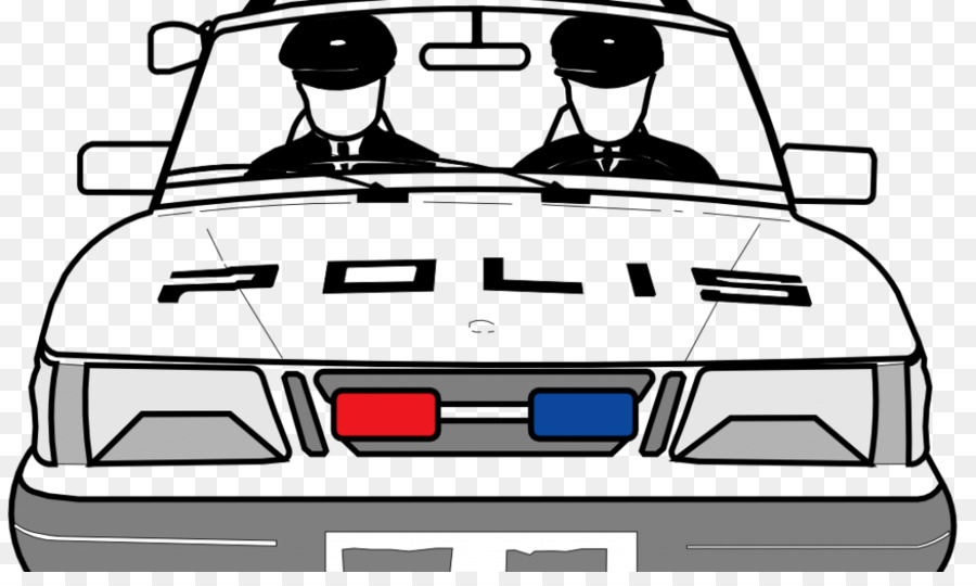 gambar mobil polisi hitam putih