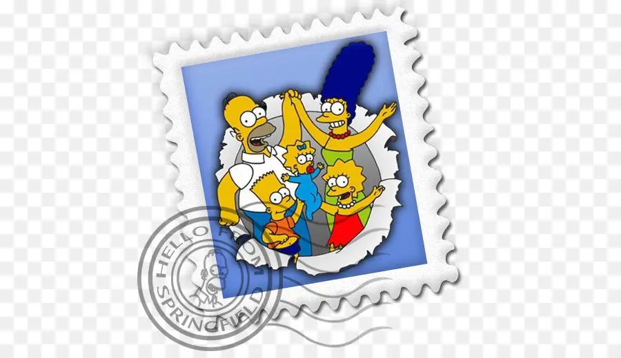 Perangko，Simpsons PNG