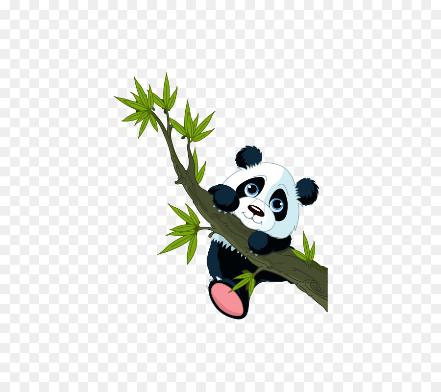 Panda Di Cabang，Bambu PNG