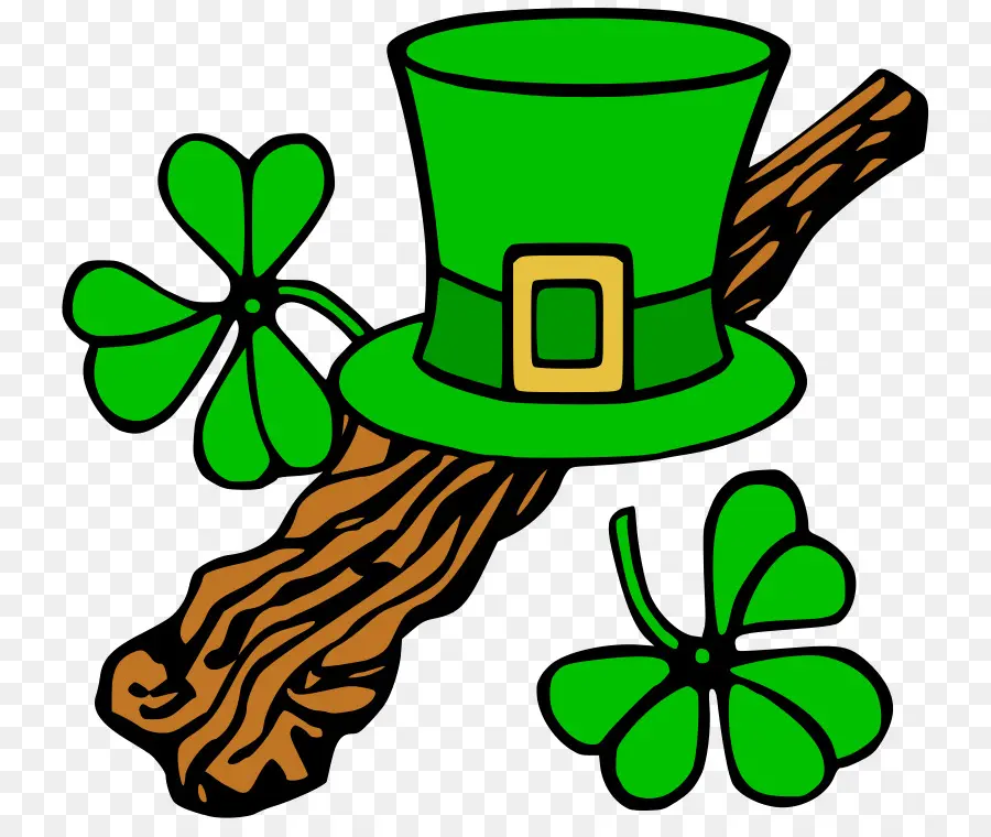 Topi Leprechaun，Shamrock PNG