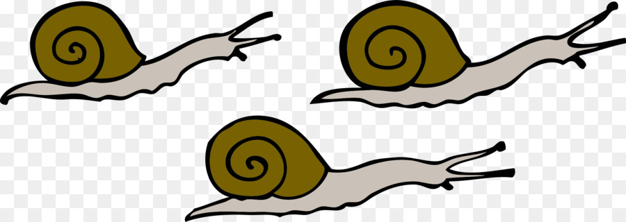 Siluet Siput，Lambat PNG