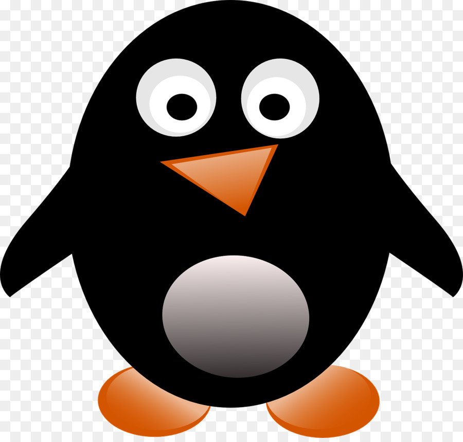 Penguin，Hitam PNG