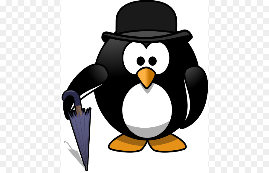 Penguin，Topi PNG