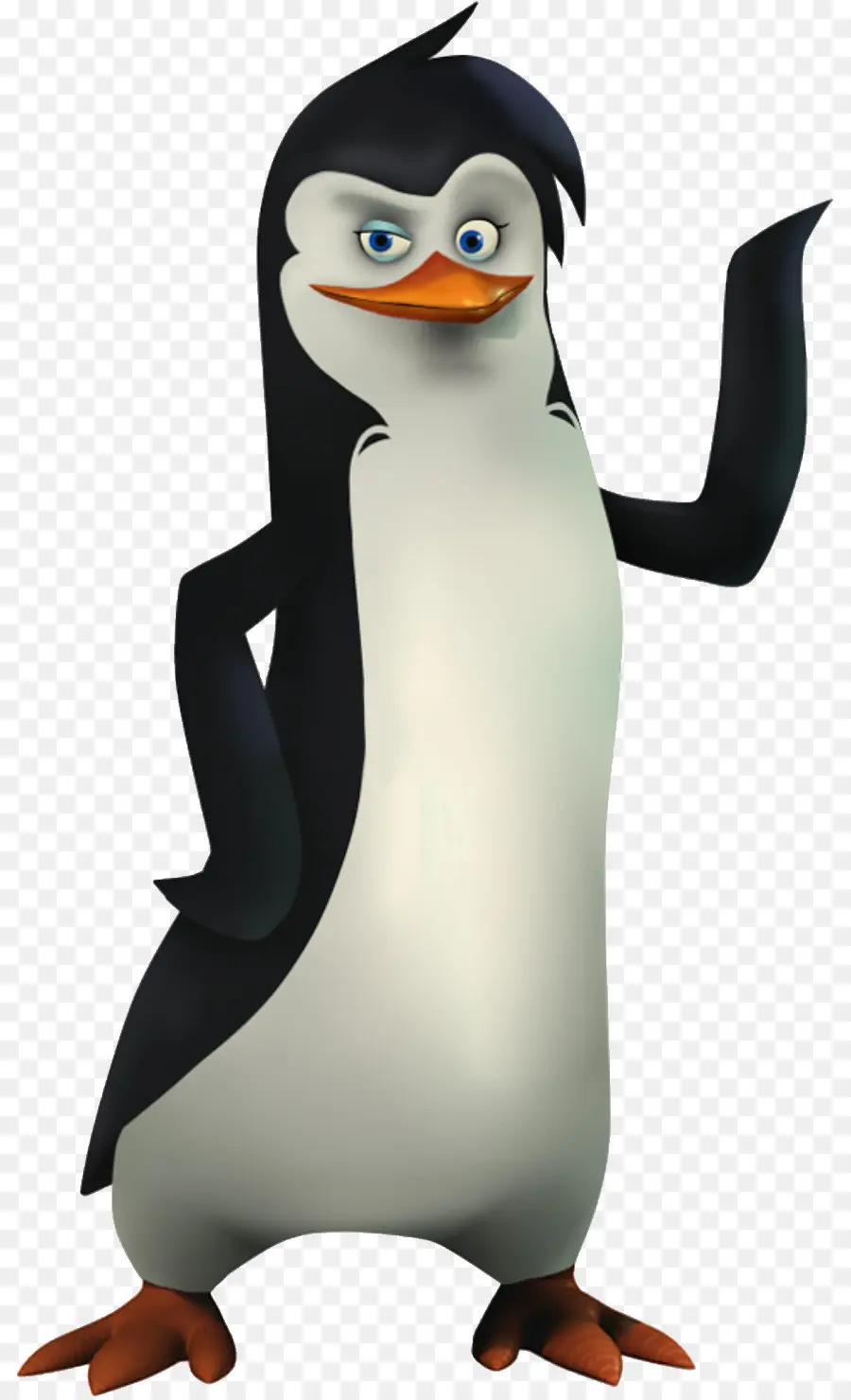 Penguin Kartun，Hitam Dan Putih PNG