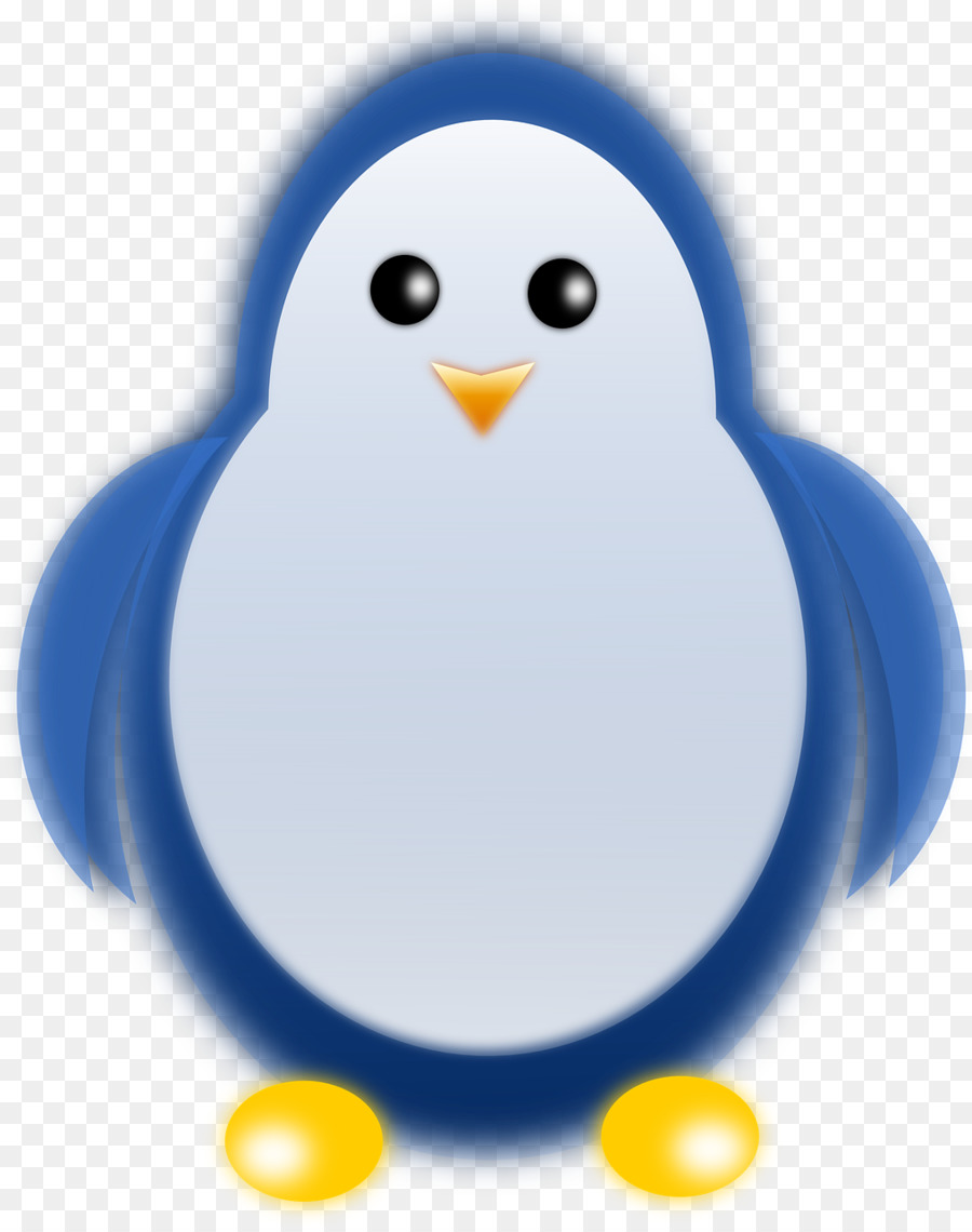 Penguin，Biru PNG