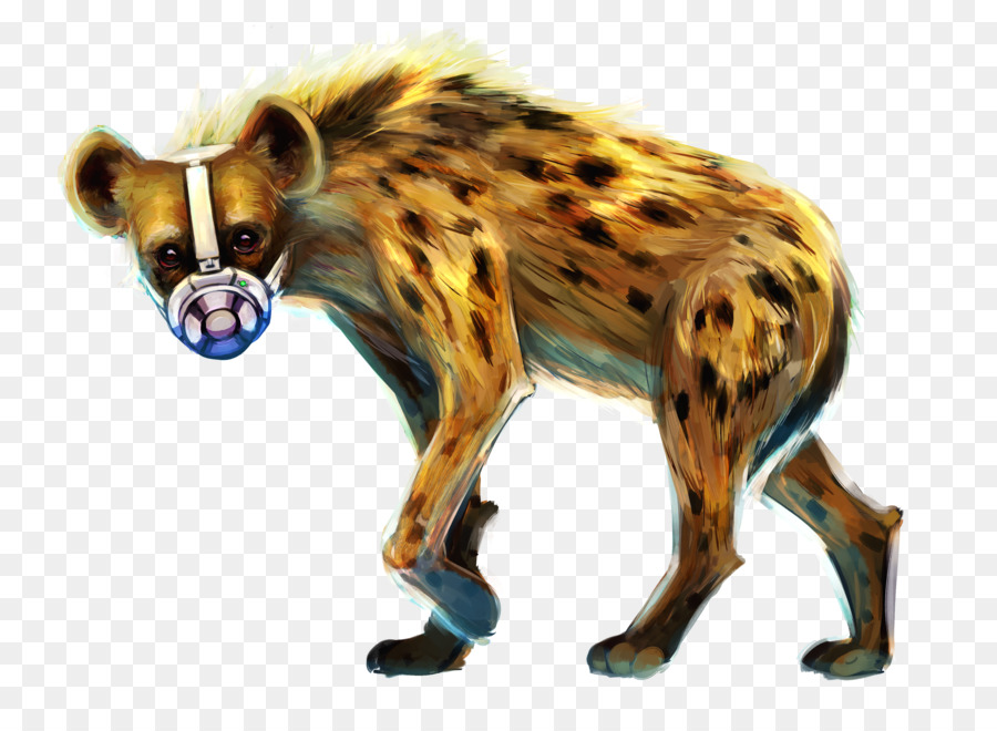 Hyena Dengan Topeng，Tutul PNG