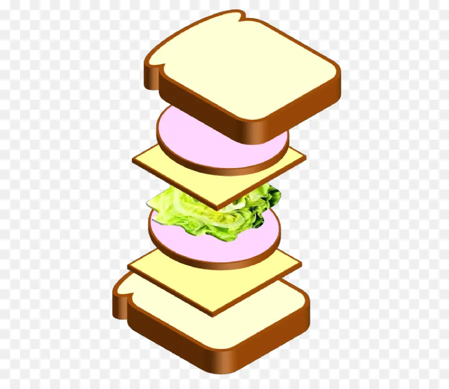 Keju Sandwich，Ham Sandwich PNG