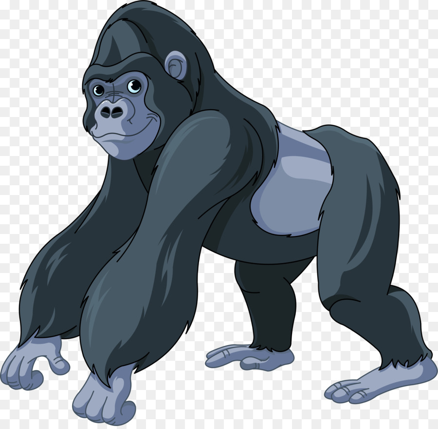 Gorila Kera  Kartun gambar  png 