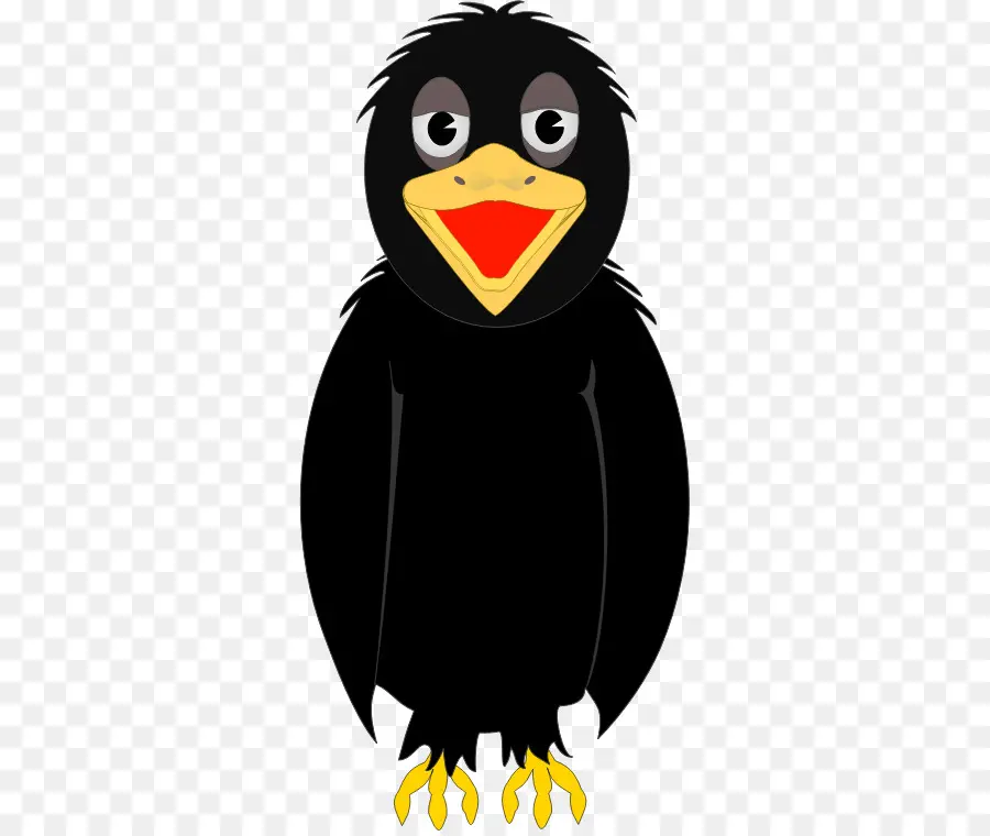 Burung Hitam，Kartun PNG