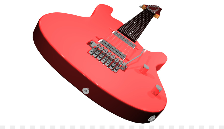 Gitar Listrik Merah，String PNG