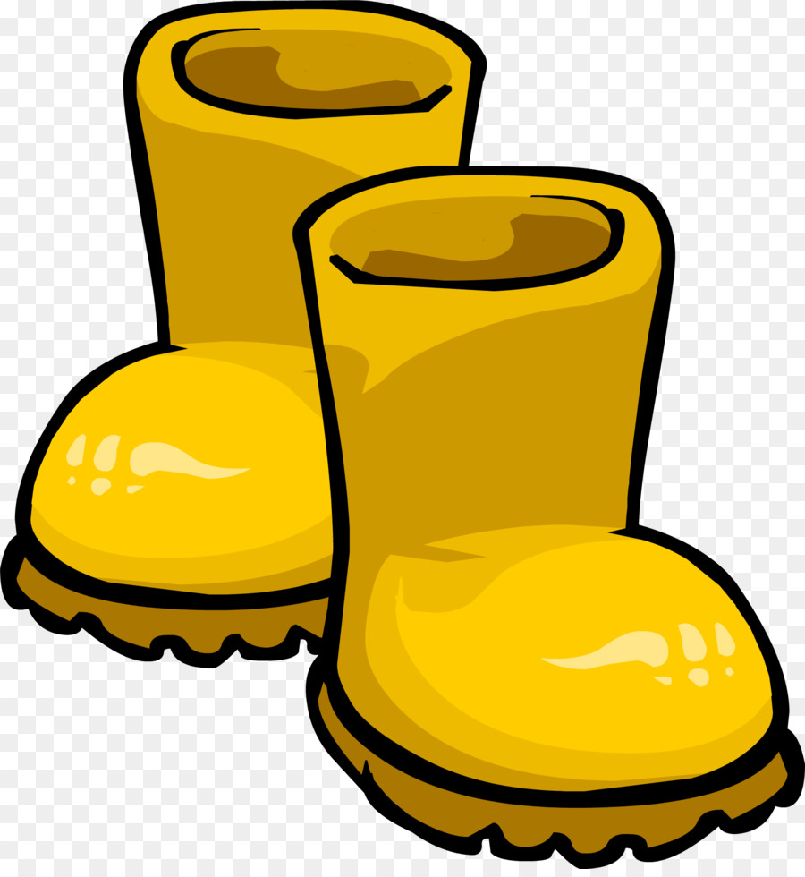 Sepatu Bot Kuning，Sepatu Bot PNG