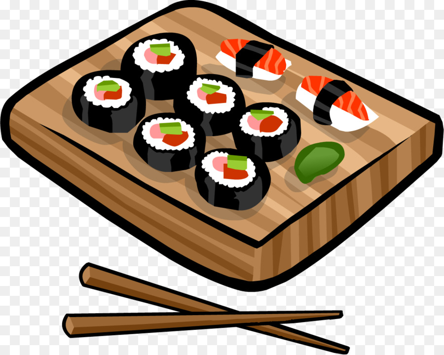 Piring Sushi，Sushi PNG