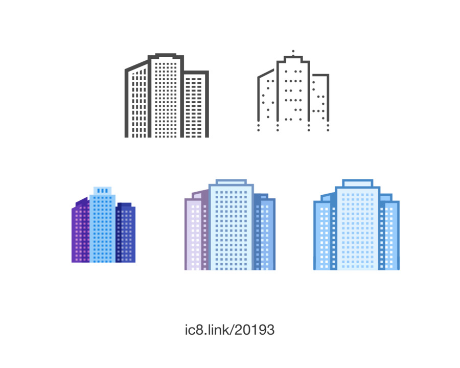 Ikon Komputer，Gedung Pencakar Langit PNG