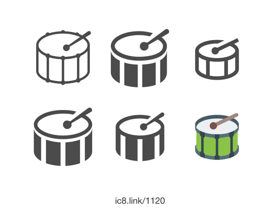 Ikon Drum，Musik PNG