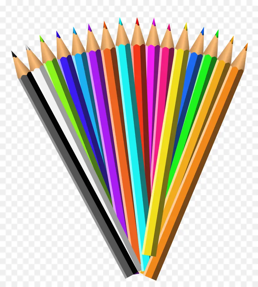 Pensil Warna，Pensil PNG