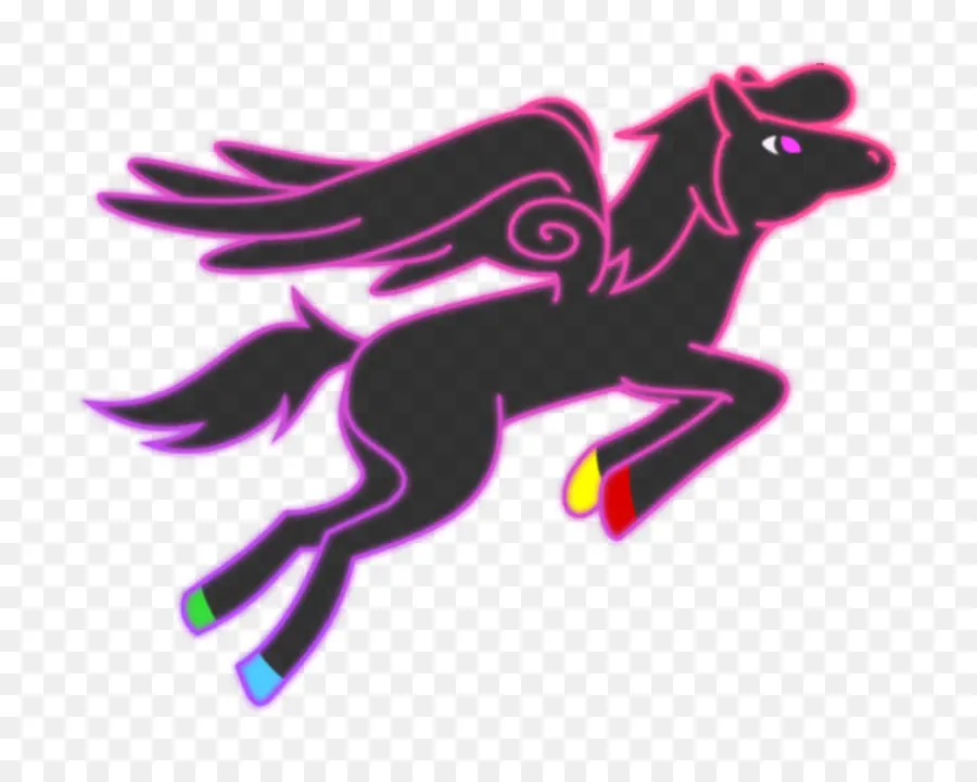 Neon Pegasus，Pegasus PNG