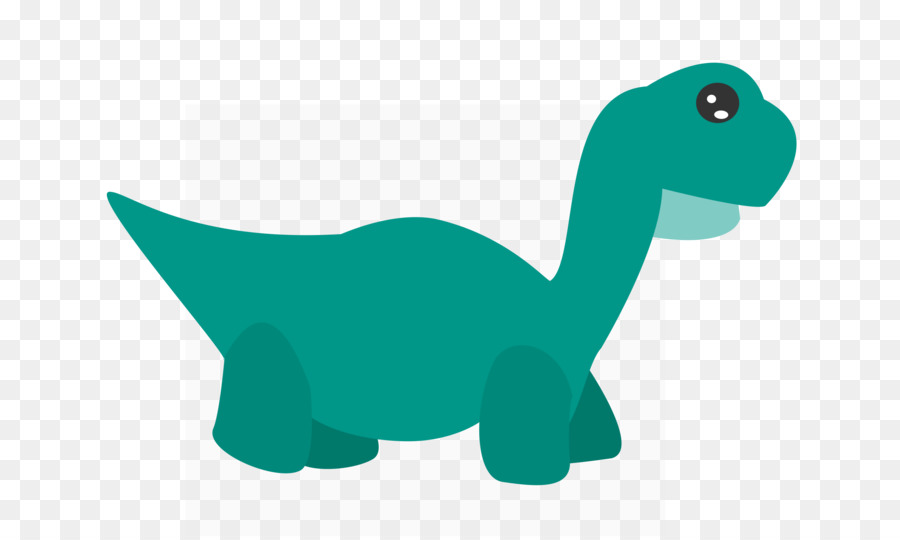 Dinosaurus Hijau，Kartun PNG