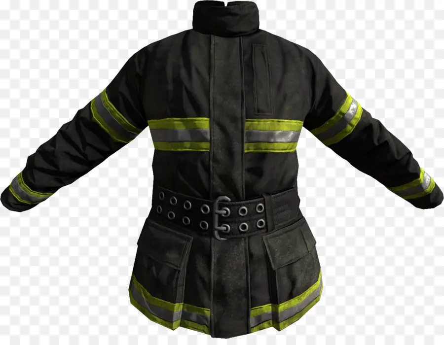 Jaket Pemadam Kebakaran Hitam，Pemadam Kebakaran PNG